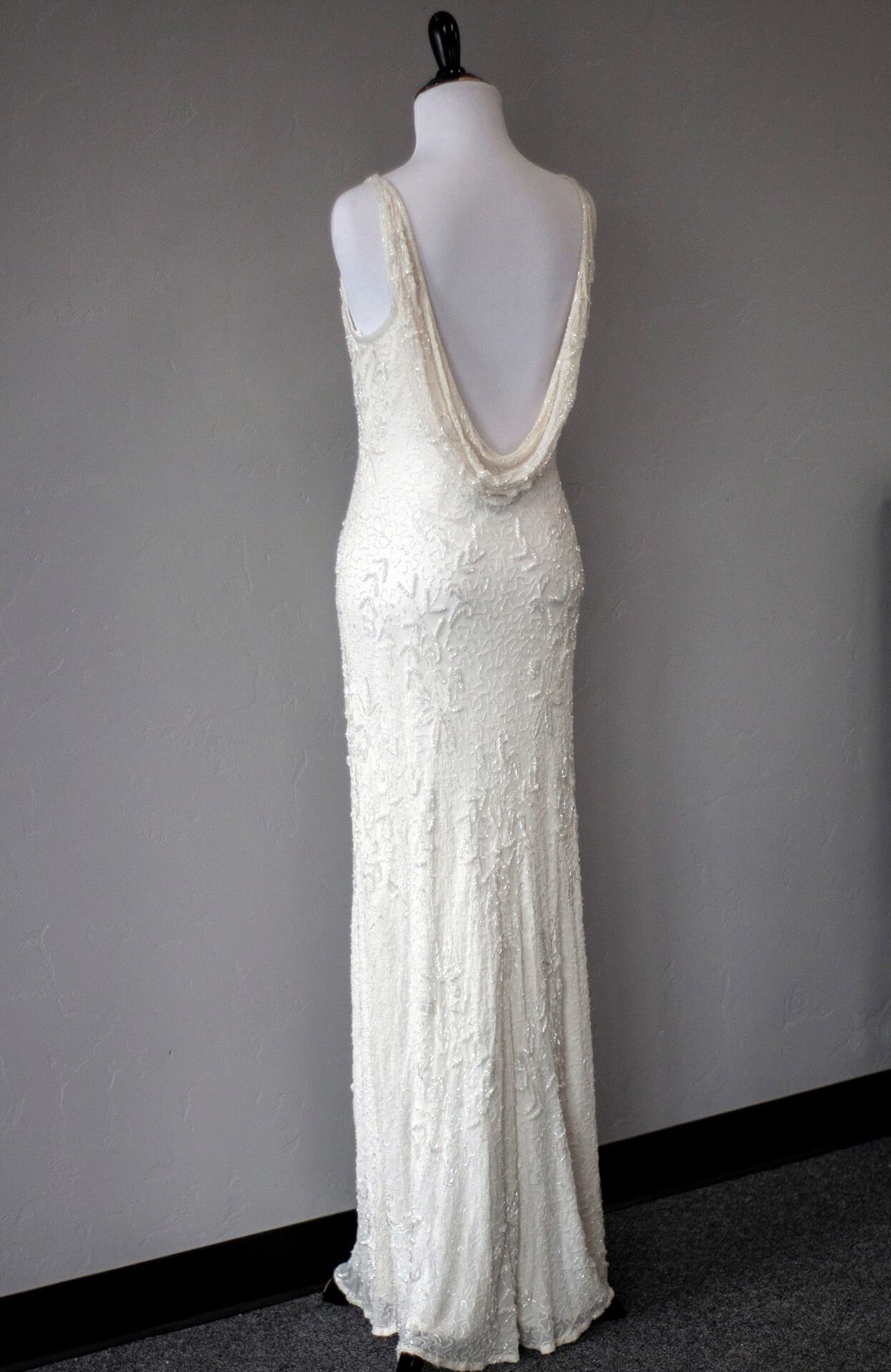 Wedding dress at Tangled in Tulle Bridal Outlet in Idaho Falls, Idaho