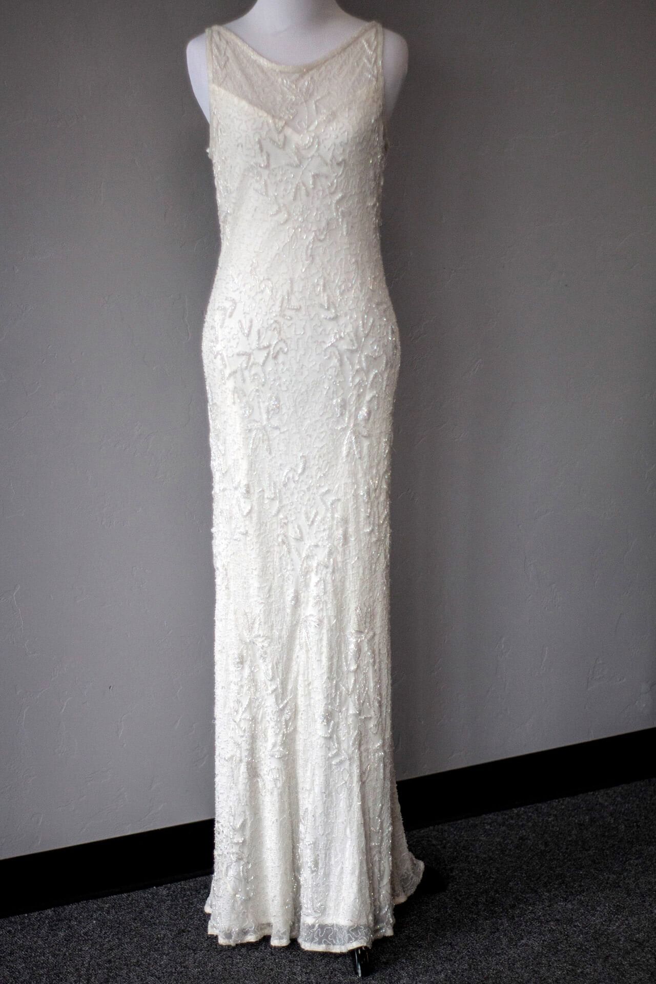 Wedding dress at Tangled in Tulle Bridal Outlet in Idaho Falls, Idaho