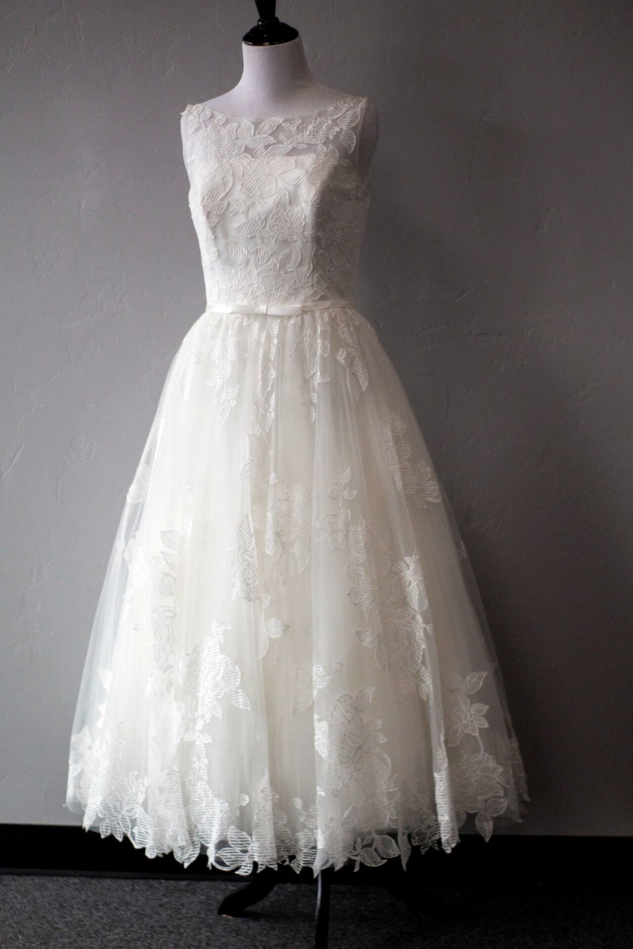 Wedding dress at Tangled in Tulle Bridal Outlet in Idaho Falls, Idaho