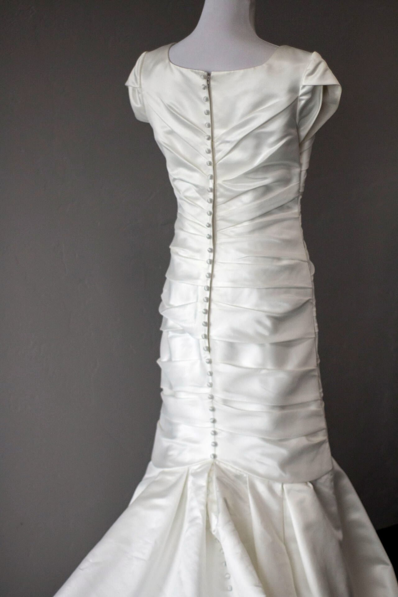 Wedding dress at Tangled in Tulle Bridal Outlet in Idaho Falls, Idaho